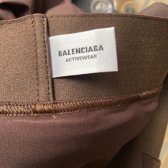 Balenciaga Brown Activewear Leggings - Picture 4 of 4